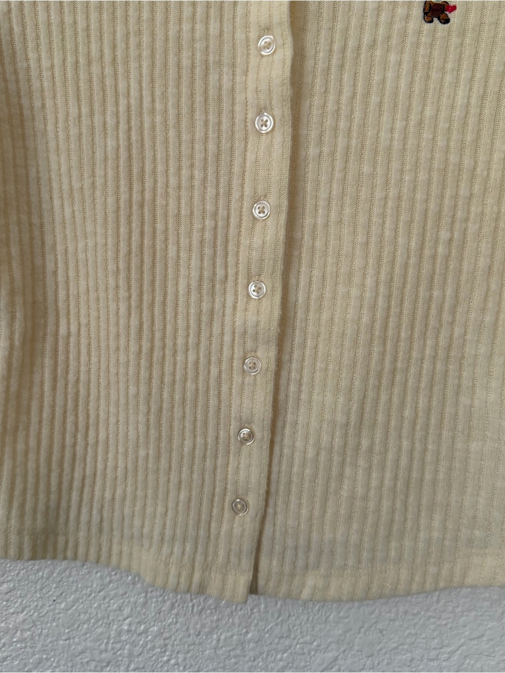 DANIELLE GUZIO Ribbed Button-Up Cardigan long sleeve S - Picture 3 of 9